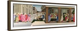 Three Miracles of Saint Zenobius, C. 1500-Sandro Botticelli-Framed Giclee Print