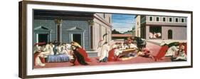 Three Miracles of St Zenobius, 1500-1505-Sandro Botticelli-Framed Giclee Print