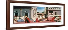 Three Miracles of St Zenobius, 1500-1505-Sandro Botticelli-Framed Giclee Print