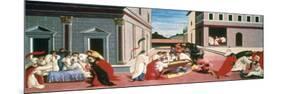 Three Miracles of St Zenobius, 1500-1505-Sandro Botticelli-Mounted Giclee Print