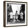 Three Models at Work-null-Framed Photographic Print