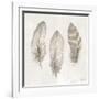 Three Modern Feathers II-Patricia Pinto-Framed Art Print