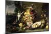 Three Monkeys Stealing Fruit-Frans Snyders Or Snijders-Mounted Giclee Print