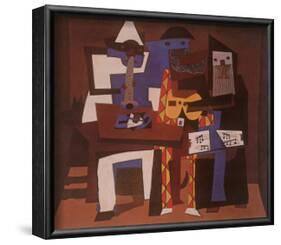 Three Musicians, c.1921-Pablo Picasso-Framed Art Print