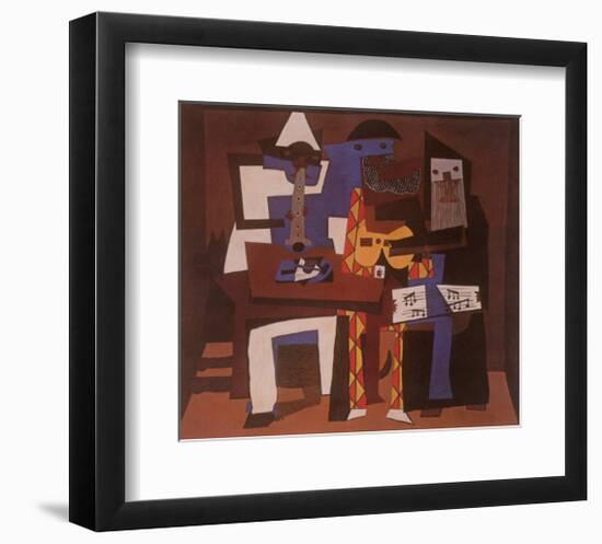 Three Musicians, c.1921-Pablo Picasso-Framed Art Print