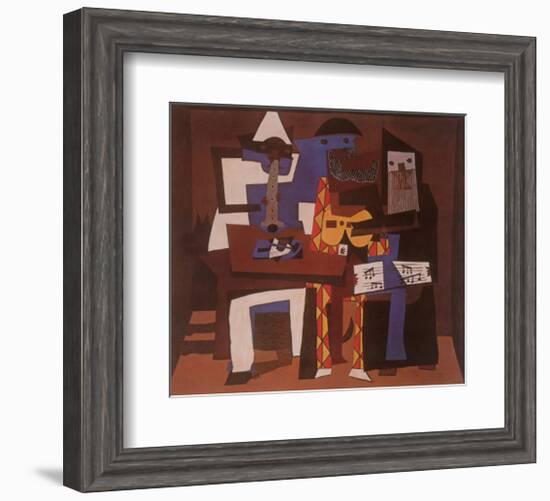 Three Musicians, c.1921-Pablo Picasso-Framed Art Print