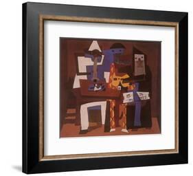 Three Musicians, c.1921-Pablo Picasso-Framed Art Print