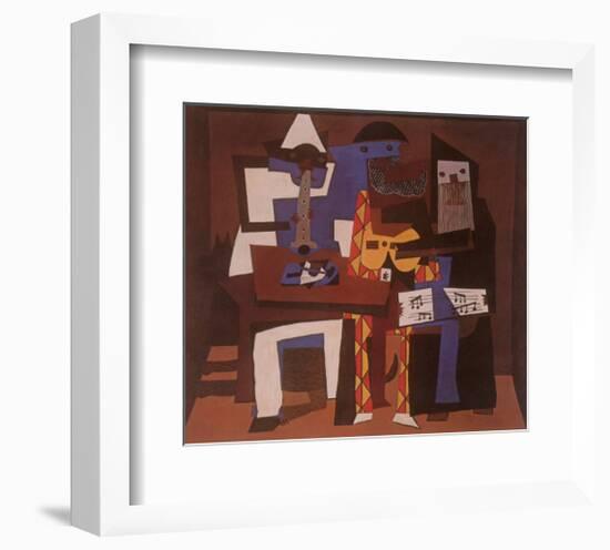 Three Musicians, c.1921-Pablo Picasso-Framed Art Print