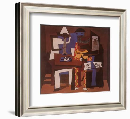 Three Musicians, c.1921-Pablo Picasso-Framed Art Print