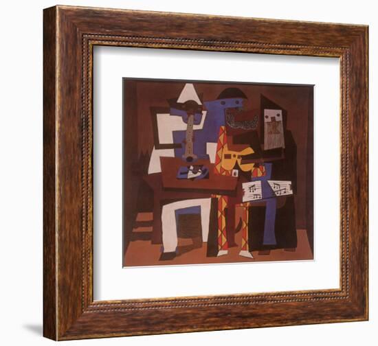 Three Musicians, c.1921-Pablo Picasso-Framed Art Print