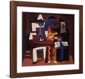 Three Musicians, c.1921-Pablo Picasso-Framed Art Print