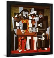 Three Musicians, c.1921-Pablo Picasso-Framed Art Print