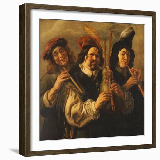 Three Musicians-Jacob Jordaens-Framed Giclee Print