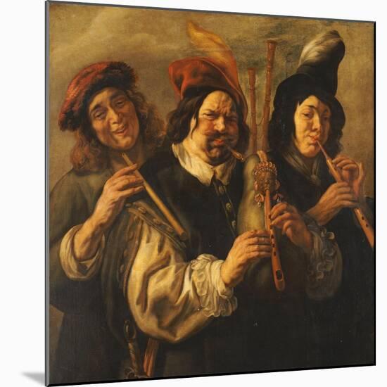 Three Musicians-Jacob Jordaens-Mounted Giclee Print