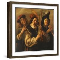 Three Musicians-Jacob Jordaens-Framed Giclee Print