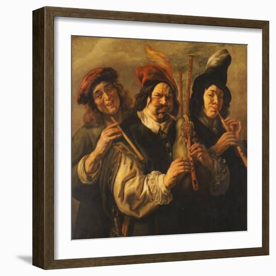 Three Musicians-Jacob Jordaens-Framed Giclee Print