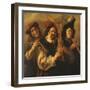 Three Musicians-Jacob Jordaens-Framed Giclee Print