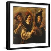 Three Musicians-Jacob Jordaens-Framed Giclee Print