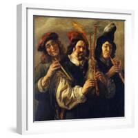 Three Musicians-Jacob Jordaens-Framed Giclee Print