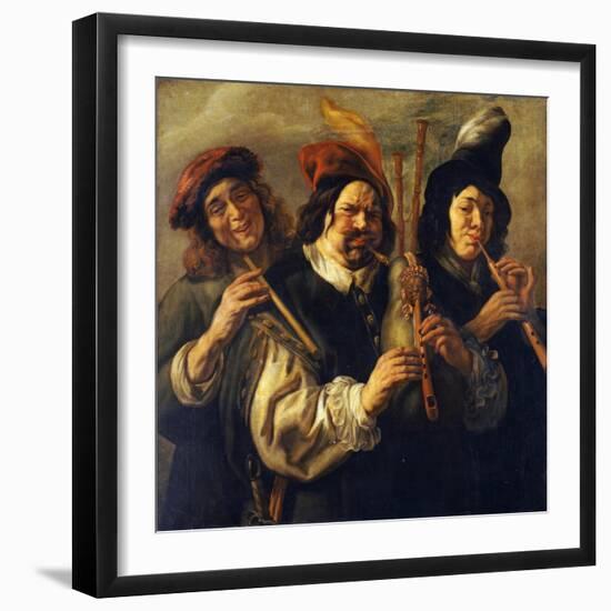 Three Musicians-Jacob Jordaens-Framed Giclee Print