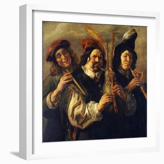 Three Musicians-Jacob Jordaens-Framed Giclee Print