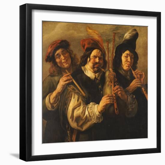 Three Musicians-Jacob Jordaens-Framed Giclee Print