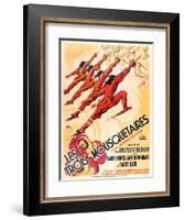 THREE MUSKETEERS (aka LES TROIS MOUSQUETAIRES)-null-Framed Art Print