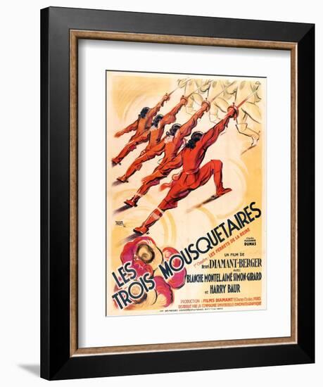 THREE MUSKETEERS (aka LES TROIS MOUSQUETAIRES)-null-Framed Art Print