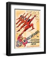 THREE MUSKETEERS (aka LES TROIS MOUSQUETAIRES)-null-Framed Art Print