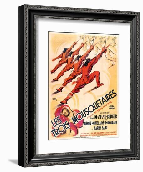 THREE MUSKETEERS (aka LES TROIS MOUSQUETAIRES)-null-Framed Art Print