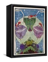 Three Mysterious Women Float Above the Hill-Harry Clarke-Framed Stretched Canvas