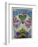 Three Mysterious Women Float Above the Hill-Harry Clarke-Framed Photographic Print