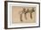 Three naked dancers in arabesque-Edgar Degas-Framed Giclee Print