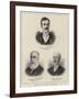 Three New Colonial Governors-null-Framed Giclee Print