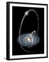 Three Newly-Discovered Streams Arcing High over the Milky Way Galaxy-Stocktrek Images-Framed Premium Photographic Print