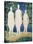 Three Nude Figures, c.1908-Kasimir Malevich-Stretched Canvas