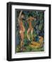 Three Nude Figures in Wood, 1911-Otto Mueller-Framed Giclee Print