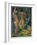 Three Nude Figures in Wood, 1911-Otto Mueller-Framed Giclee Print