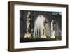 Three Nude Statues with Fountain, Placa De Lesseps, Barcelona, Catalunya, Spain, Europe-James Emmerson-Framed Photographic Print