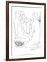 Three Nudes and an Anemone-Pablo Picasso-Framed Serigraph