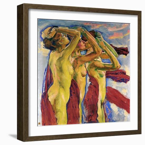 Three Nudes-Koloman Moser-Framed Giclee Print