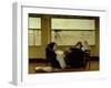 Three Nuns Sewing, 1870-1872-Raffaello Sorbi-Framed Giclee Print