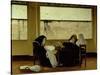 Three Nuns Sewing, 1870-1872-Raffaello Sorbi-Stretched Canvas
