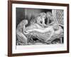 Three Nurses Tending a Wounded Soldier, 1915-1916-Anna Lea Merritt-Framed Giclee Print