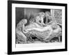 Three Nurses Tending a Wounded Soldier, 1915-1916-Anna Lea Merritt-Framed Giclee Print
