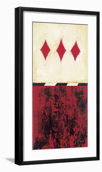 Three of Diamonds-Elizabeth Jardine-Framed Giclee Print