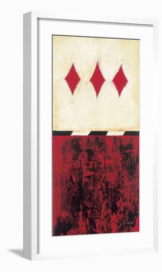 Three of Diamonds-Elizabeth Jardine-Framed Giclee Print