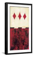 Three of Diamonds-Elizabeth Jardine-Framed Giclee Print