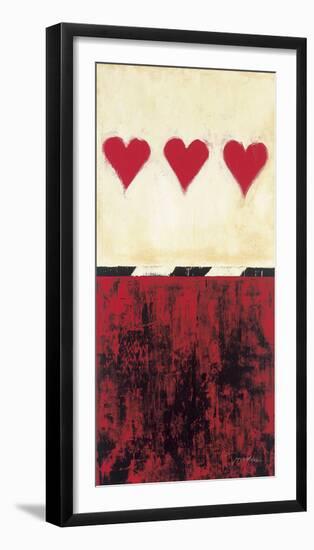 Three of Hearts-Elizabeth Jardine-Framed Giclee Print