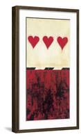 Three of Hearts-Elizabeth Jardine-Framed Giclee Print